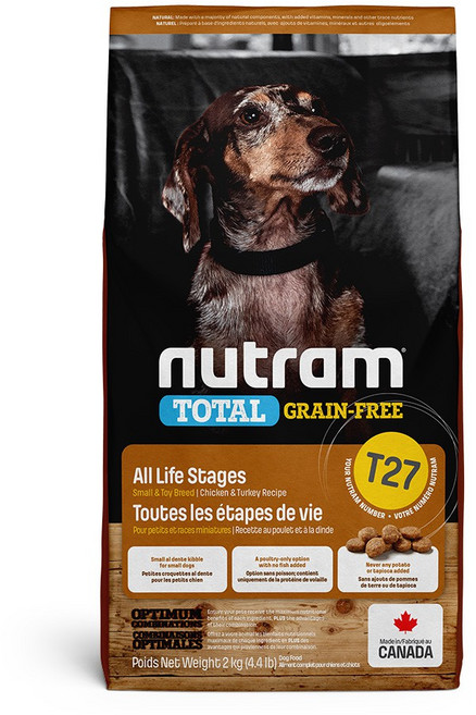 犬飼料 狗糧 無穀全能 均衡健康 專業調理, 1個, 紐頓 T27無穀火雞+雞肉 1.13kg, 1.13kg, 火雞