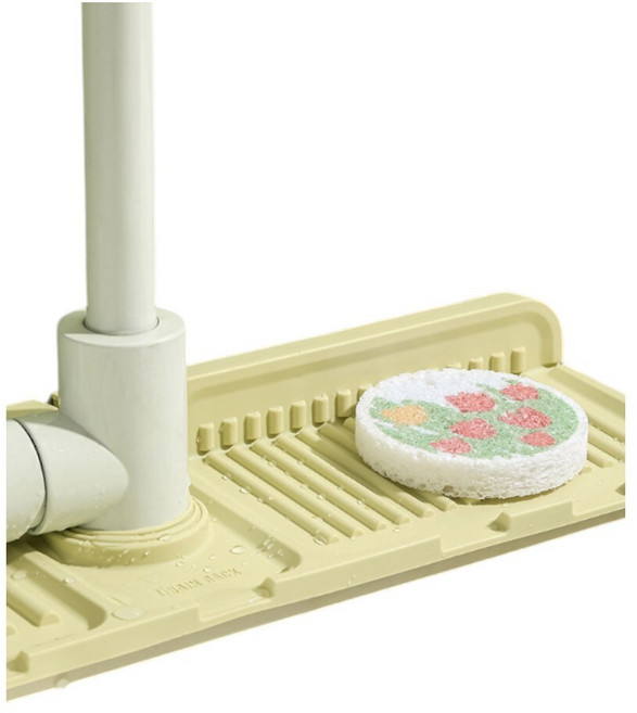 실리콘 배수 패드 38X14 - 옐로우