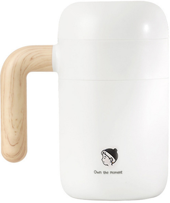 Allilio 자동믹스텐컵 자동 회전 믹스컵 선식컵 회오리 휘핑컵 토네이도 커피머그 일상공감 토네이텀 텀블러, 1개, 370ml, M