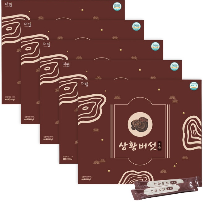 더햅 상황버섯농축(60포), 720g, 5박스