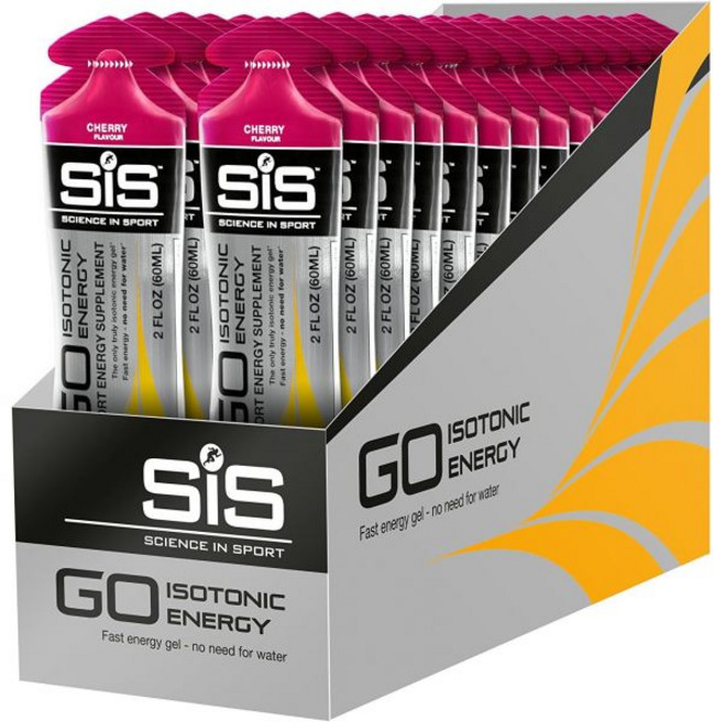 에너지 젤 Science in Sport 사이언스 인 스포츠 팩 SIS 이소토닉 22g 빠른 작용 탄수화물 퍼포먼스 및 지구력 오렌지 맛 2액량 온스 30개입 1박스