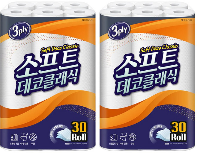코디 소프트 데코 클래식 25m x 30롤, 60개, 1개입