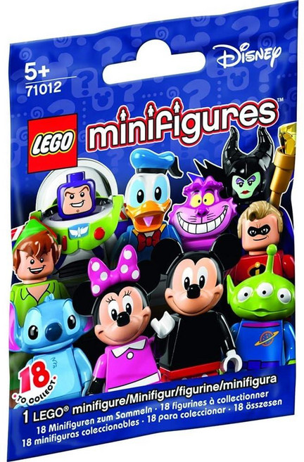 LEGO 디즈니 시리즈 미니 피규어 71012 - 랜덤 팩 1개121270, 멀티컬러, 1
