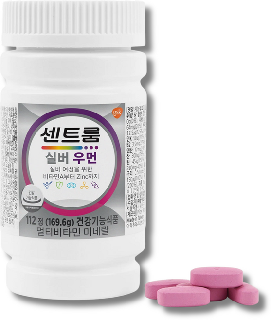 센트룸 실버 멀티비타민112정-우먼, 1개, 112정