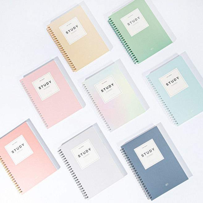 건망증 더메모 스프링 스터디플래너 6개월 (공시생 수험생 학습플래너), 레인보우