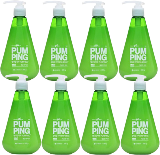 페리오 펌핑치약 허브 285g 8개