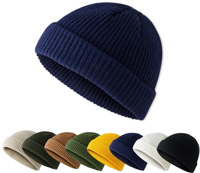 제로앤나인 남녀공용 무지 비니 니트 숏비니 8종