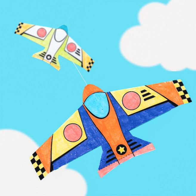 모스 글라이더 만들기 비행기 무동력 과학 수업 미술놀이 연날리기