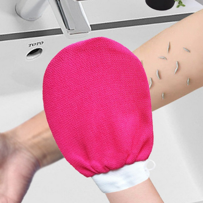 기프템 저자극 때타올 때장갑, 1개, 1개입, 핑크