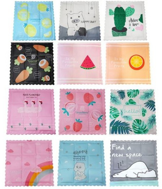 쿨매트 쿨방석 캠핑매트 피크닉매트 캠핑 피크닉 여름쿨매트 여름 돗자리 야외 쿨시트 방석 여름방석 자동차방석 사무실방석 차량용방석 강아지매트 강아지 얼음방석 아이스방석, 8.딸기