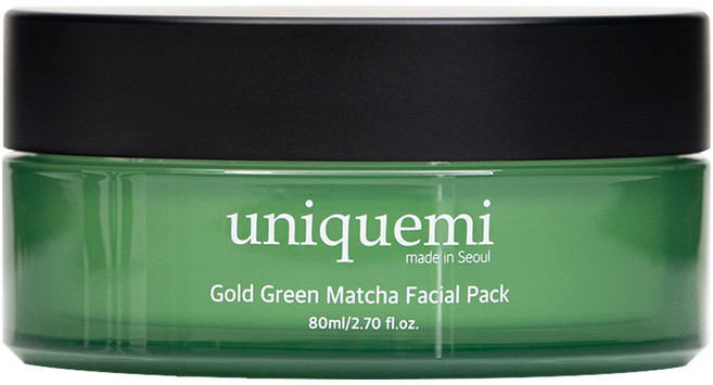 유니크미 비건인증 말차 페이셜 워시오프 팩 80ml, 1개, 1개입