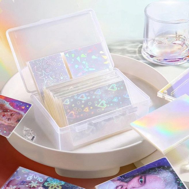 포토카드 하트탑로더 투명보관케이스