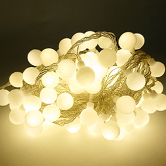 선세이브 LED 앵두전구 100구 전원미포함 크리스마스 조명 트리 전구, 전구색+전용 컨트롤러(전원), 1개