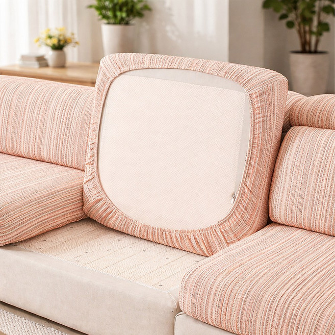 윈디엘 분리형 고탄력 패브릭 소파 커버 사계절 쇼파 덮개, 1개, 레드