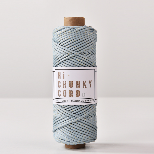 3.0mm 50m 골드 글리터 촘촘 우동실 부드러운 우동실 고급 폴리에스터 마크라메 뜨개실 가벼운실 금사, 1개, No.60