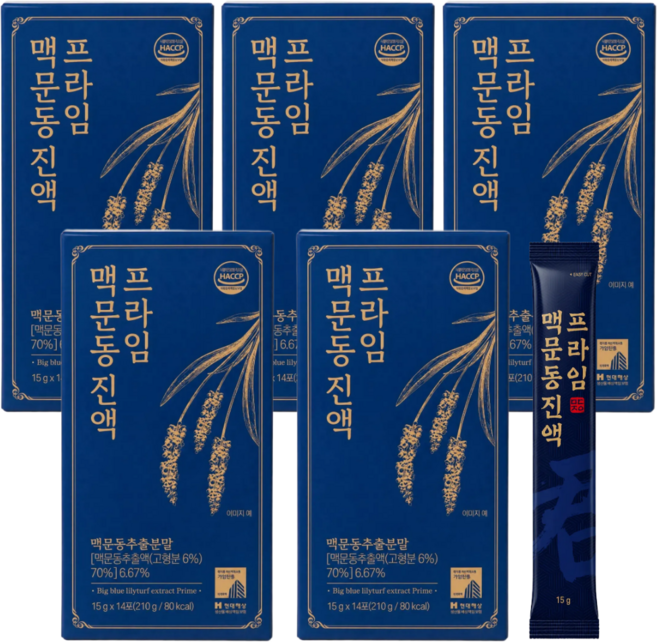 국산 볶은 맥문동 진액 100% 볶음, 70개, 15ml