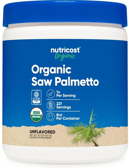 뉴트리코스트 Nutricost Saw Palmetto Powder 8oz - Certified USDA Saw Palmetto Gluten Free, 227g, 1개 - 쿠팡
