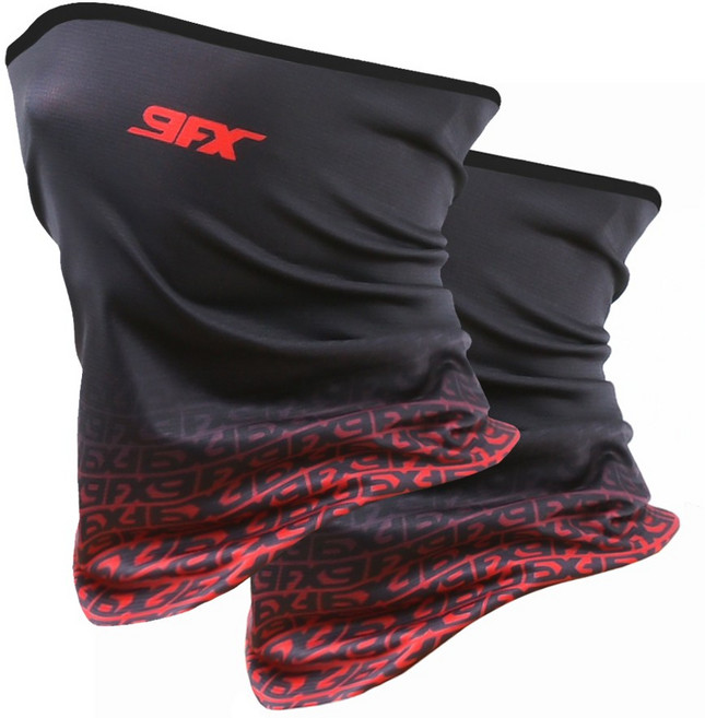 나인에프엑스 스포츠 자전거 스포츠 마스크 2P, 15.9FX 이그니션 레드, 2개