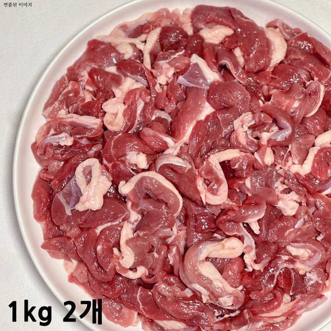 팜스제임 [무항생제] 생오리 오리고기 오리 로스 (냉장) 구이 슬라이스, 2개, 1kg