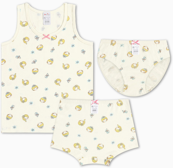 멜리스 미니스노우 여아용 면스판 속옷 (런닝 사각 삼각 선택)