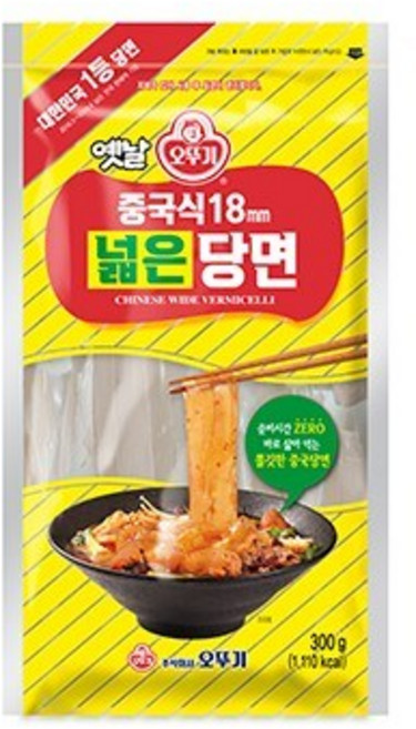 오뚜기옛날 중국식18mm 넓은당면, 300g, 1개