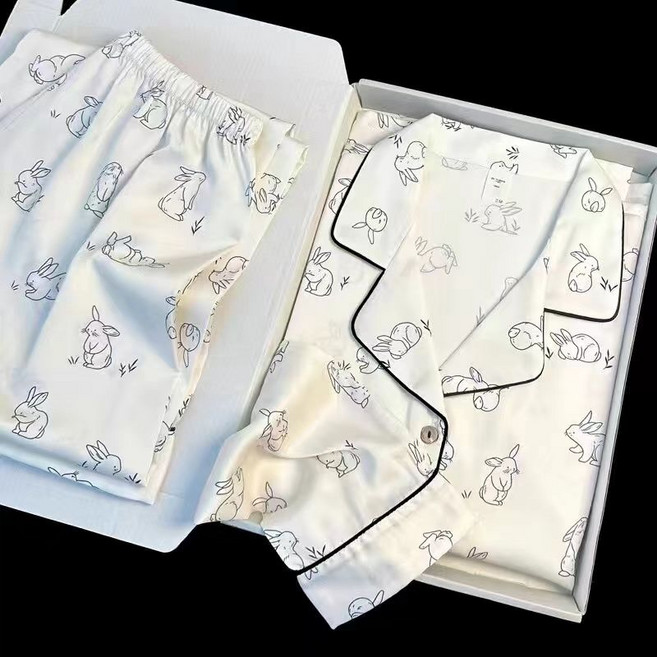 봄 가을 여자 잠옷 세트 프리미엄 여성 실크 파자마 긴팔 긴바지 세트 데일리 홈웨어 상하복 세트 YLP