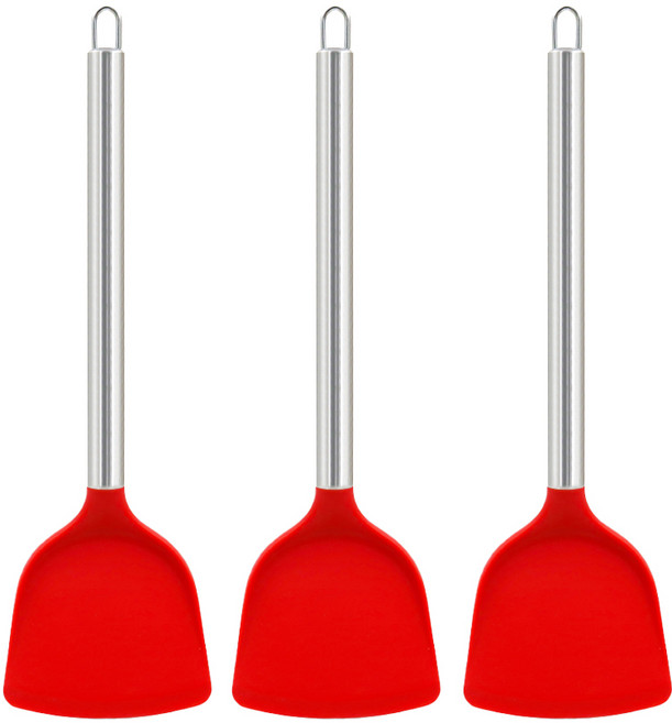 키친프리 실리콘 뒤집개, 3개