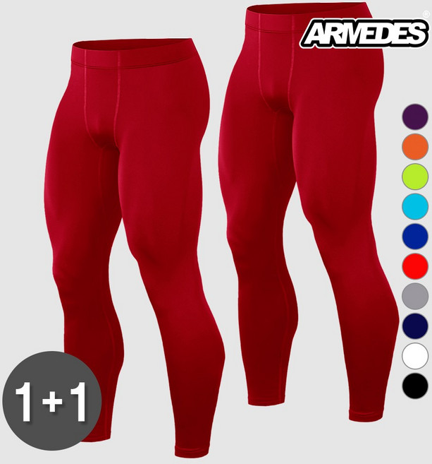 [1+1] 아르메데스 남성용 기능성 베이직 9부 레깅스 AR-59