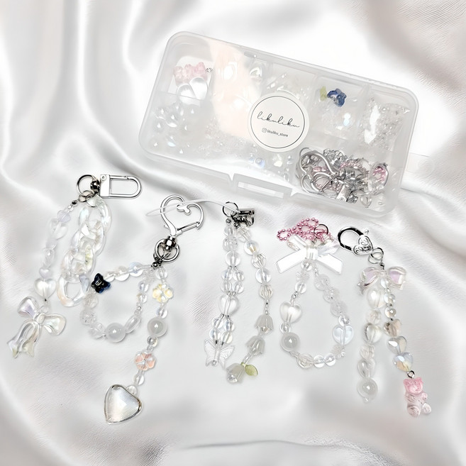 리꾸리꾸 비즈 키링 만들기 DIY 부자재 키트 New 오로라키트