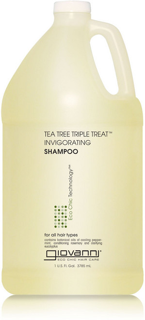 지오바니 티트리 트리플 트리트 활력 샴푸, 3.785L, 1개