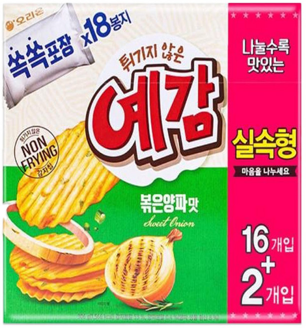 오리온 예감 대용량 볶은양파맛 306g, 1개