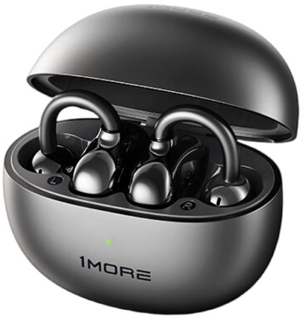 원모어 S20 오픈형 블루투스 무선 이어폰, 매트 블랙