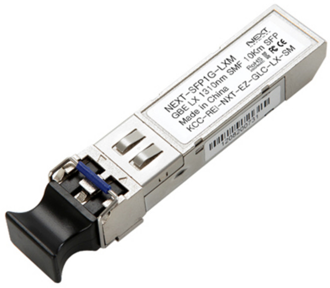 최대 지원거리 20km SFP 싱글타입 광모듈 미니지빅 NEXT-SFP1G-LX-SM, 1개