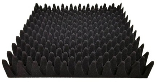 高密度隔音棉, 波浪 厚8公分有膠防火加強, 1件