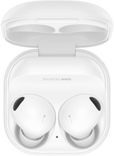 SAMSUNG 삼성 갤럭시 버즈 2 프로 트루 무선 블루투스 이어버드 노이즈 캔슬링 HiFi 사운드 360 오디오 컴포트 핏 인 이어 HD 음성 IPX7 방수 화이트 [미국 버전, White_Buds2 Pro Only, 1개