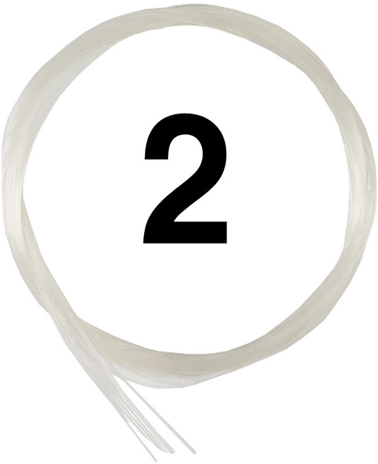 우쿨렐레 일본산 카본 스트링 낱선 10개묶음 벌크세트, 낱선2번10개묶음