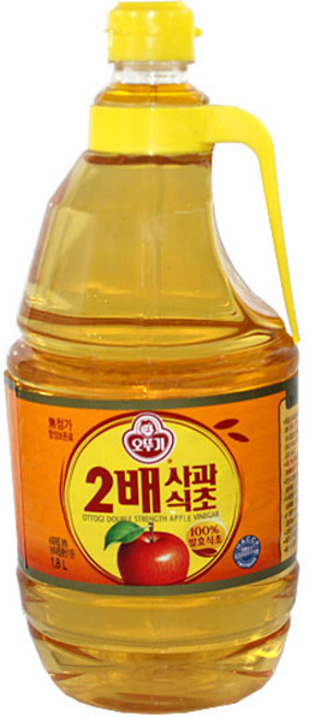 (무)오뚜기2배사과식초 1.8LX6개, 1.8L, 1개