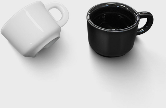 [공식]발뮤다 더 토스터 5cc 마그넷컵 블랙/화이트, 블랙, 1개