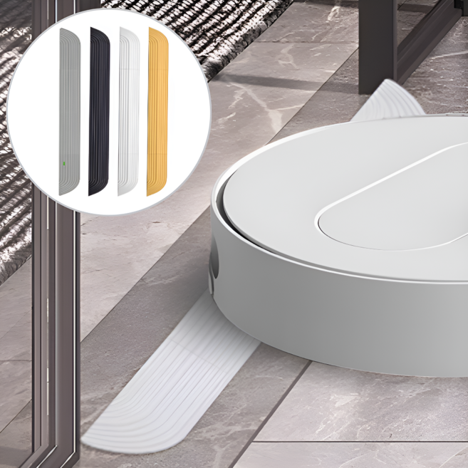 보고상점 문턱경사대 로봇청소기 발판 경사로, 화이트, 1세트