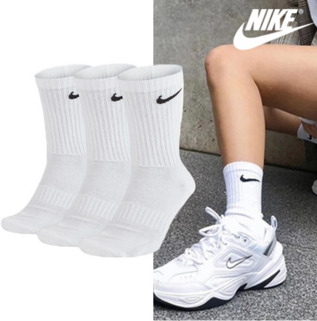 나이키 트레이닝 장목 양말 1팩 3세트