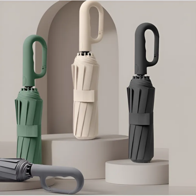 태은랩 프리미엄 카라비너 손잡이 10K UV차단 자동우산