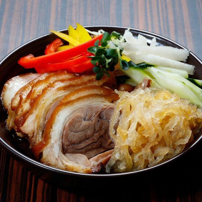 길찬바다 해파리 무침 냉채 족발 소스 편의점 여름 다이어트 술안주, 320g, 4개