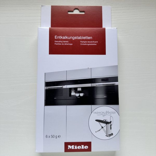 Miele 咖啡機 蒸爐, 1個, 除垢錠 - 50g*6顆裝, 白色
