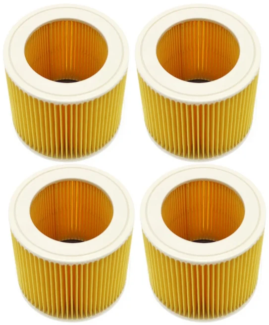 Karcher WD3 MV2 A2604 SE4001 진공 청소기 용 교체 HEPA 필터 먼지 봉투, 07 F(4Pcs)