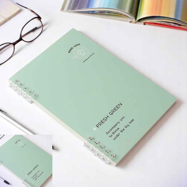 A5 유선 노트 2P 60매 20공노트 루즈리프노트