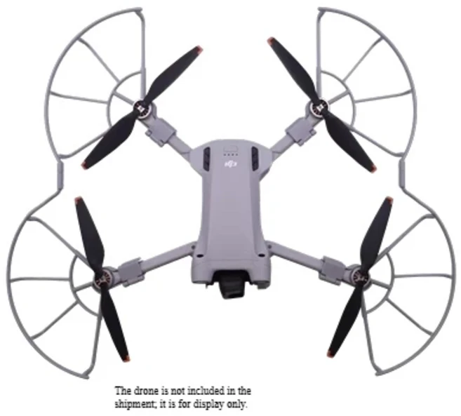 DJI 미니 4 프로 퀵 릴리즈 가드 높이 조절 가능한 랜딩 기어 드론 충돌 방지 링 액세서리, 01 Protective shield A