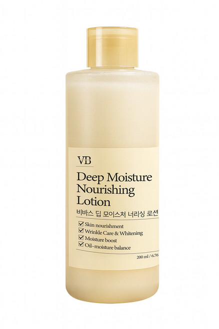 비바스 딥 모이스처 너리싱 로션, 200ml, 3개
