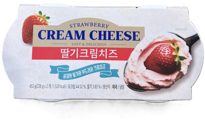 슈라이버 딸기 크림치즈, 1개, 452g