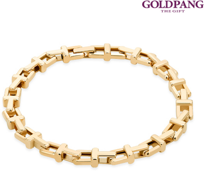 [골드팡] 14k/18k T링크체인 팔찌