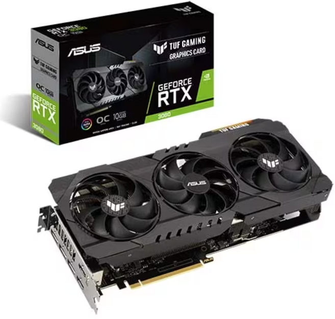 ASUS TUF Gaming 지포스 RTX 3080 O10G OC 3팬 터프